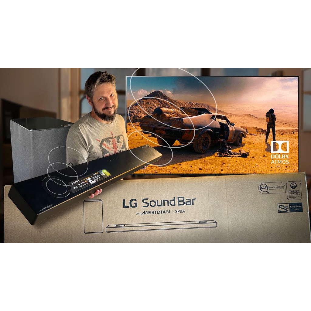 Loa Soundbar LG SP9A 5.1.2 520W Hires Audio - Mới 2021 Hàng Chính Hãng 100% Bảo Hành 12T