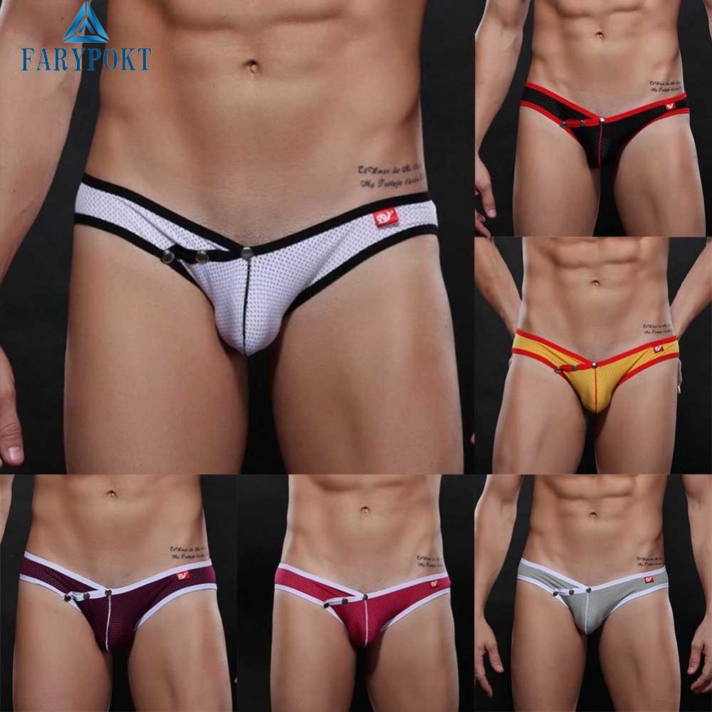 Quần Lót Nam Lưng Thấp Co Giãn Thoáng Khí Màu Sắc