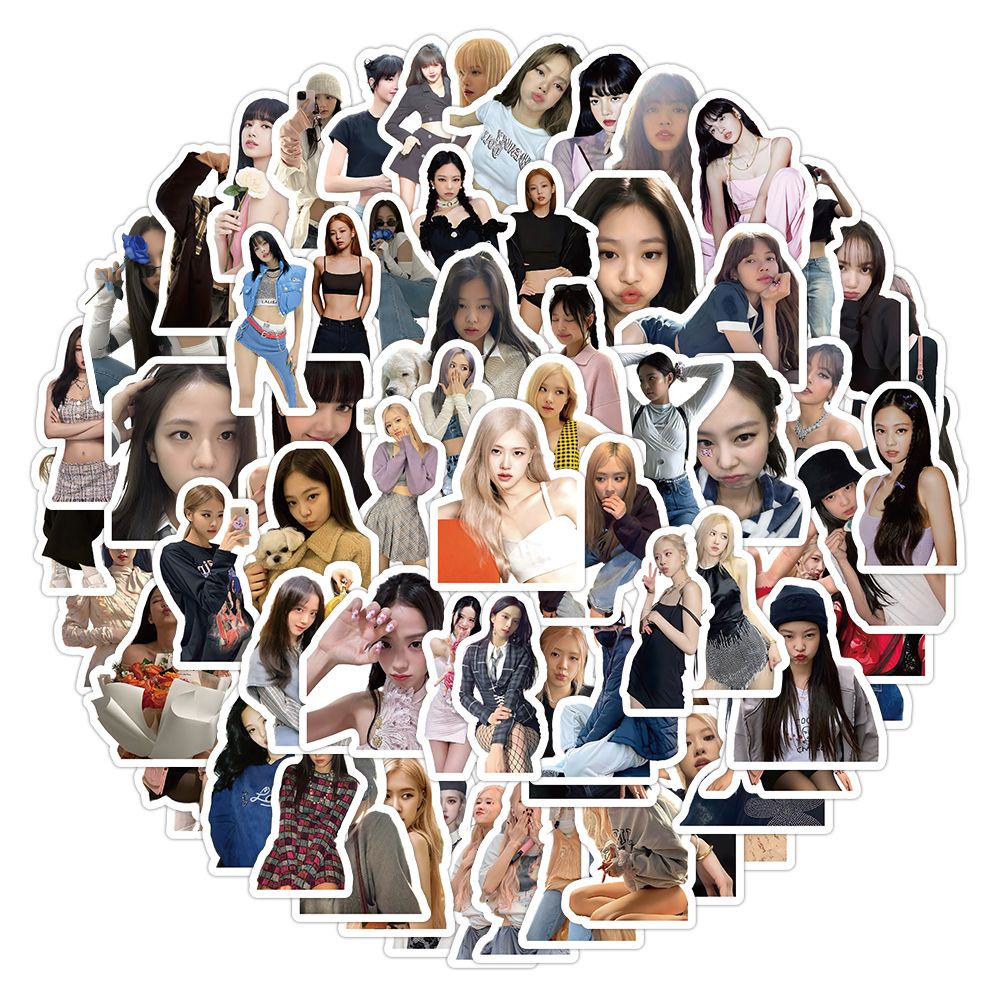 Set 100 Sticker kpop girl group BLACKPINK Hình Dán Để trang trí diy vỏ điện thoại di động / máy tính xách tay / mũ bảo hiểm / vali