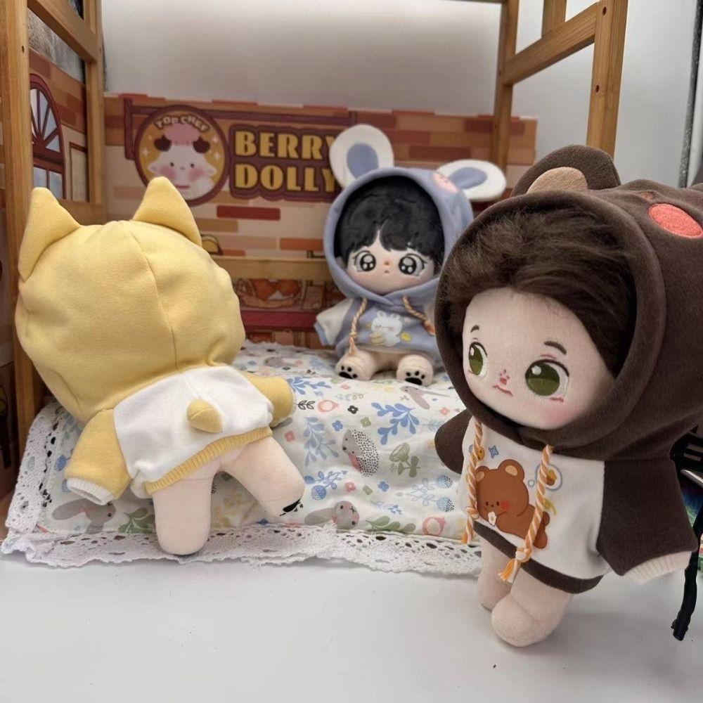 Mmluck Áo Hoodie Bằng Vải Bông cotton Hình Búp Bê Hoạt Hình Nhiều Màu Thủ Công Dễ Thương Làm Quà Tặng Cho Trẻ Em