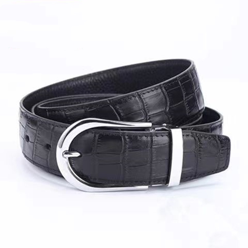 Thắt Lưng Da Thật Có Khóa Gài Thời Trang Lịch Lãm Cho Nam