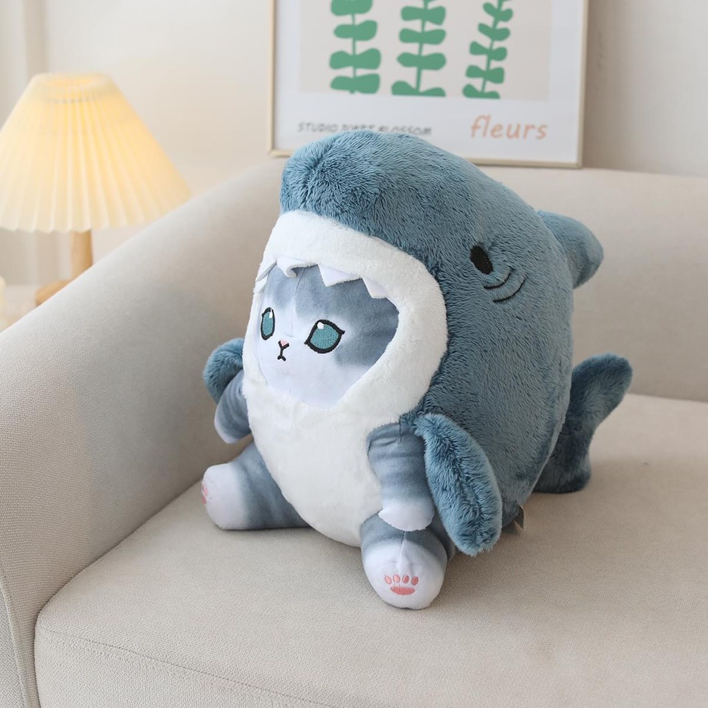 Gấu bông mèo cosplay cá mập Sushi 4 phiên bản Meeko