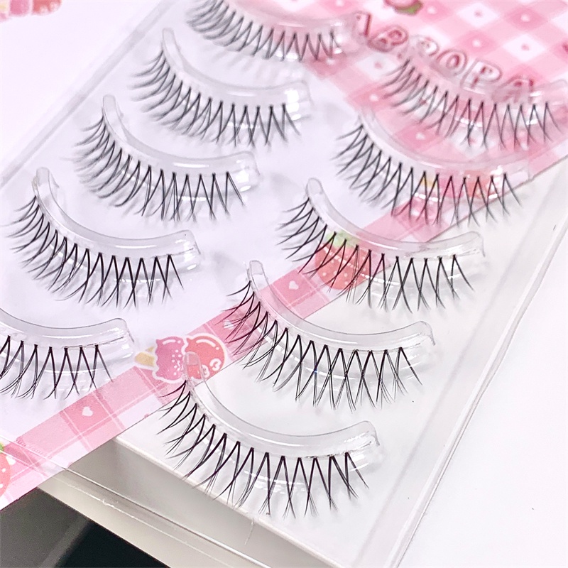 Abpopa Năm Cặp Lông Mi Giả Dài Của Nhóm Cô Gái Tinh Khiết Và Thoải Mái