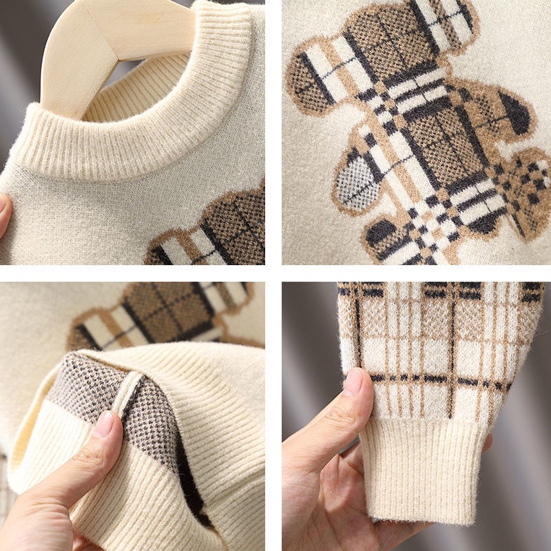 Áo sweater Thời Trang Thu Đông 2023 Dành Cho Bé Trai