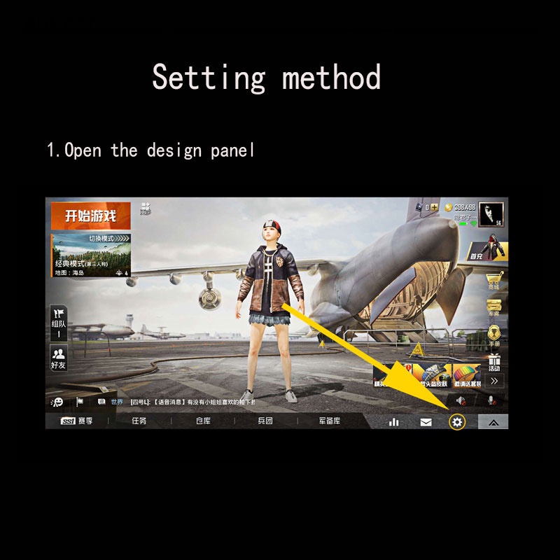 Tay Cầm Chơi Game ak77 Sáu Ngón Tay Cho iphone android pubg mobile