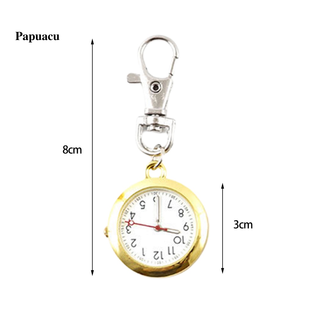Papuacu Đồng Hồ Bỏ Túi Chống Thấm Nước Màn Hình Lớn Siêu Êm Siêu Nhẹ Có Kẹp Càng Cua Ghi Lại Pin Siêu Nhẹ Cho unisex