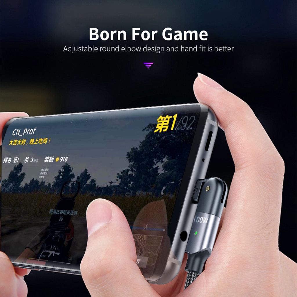 Dây Cáp Sạc Nhanh Loại c Kép 3 / 5a 1800 3 / 5a° Dây Cáp Sạc Nhanh 60w / 100w 1 / 1.2 / 2m Cho huawei xiaomi samsung