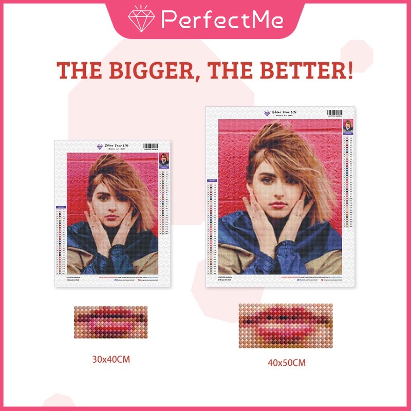 Bộ Tranh Đính Đá 5d Tự Làm Hình Cô Gái Cho Trang Trí Nhà 50X70Cm