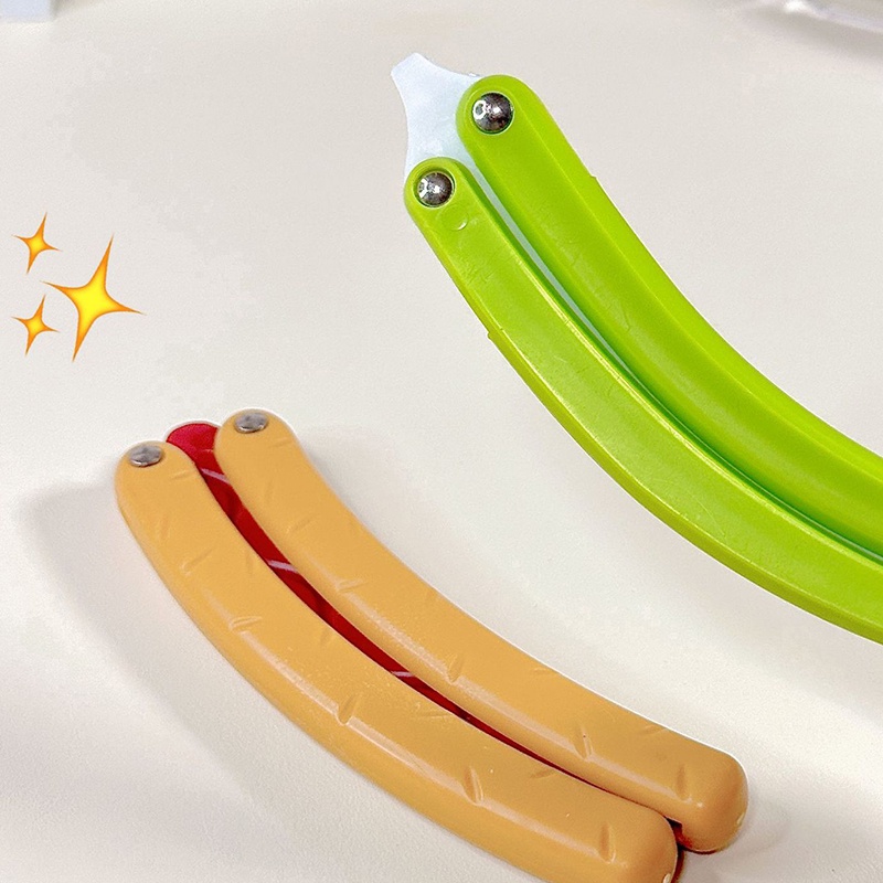 Mô Hình Đồ Chơi Dạng Dao Bướm / Chuối / Bức Xạ 3d