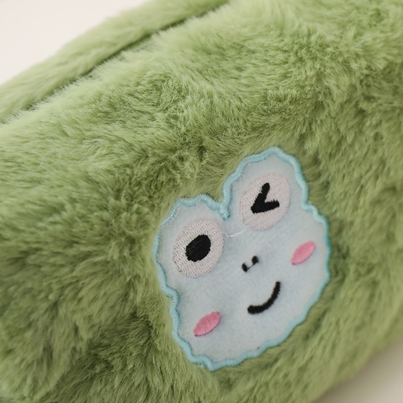 PVN60956 Túi Đựng Bút Mềm Thêu Hình Gấu / Thỏ Bentoy Kiểu Hàn Quốc Dễ Thương