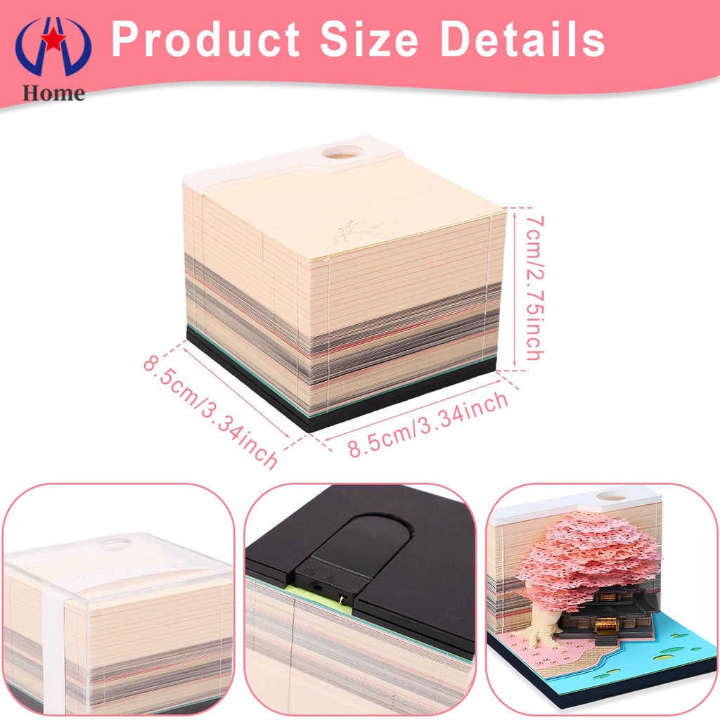 Lịch Để Bàn 3d Có Đèn led Và Giá Đỡ Bút Vẽ Hình Nghệ Thuật 3d Dành Cho Nhà Cửa / Văn Phòng Skc9123