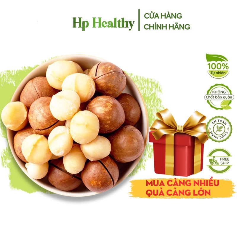 500g Hạt Macca Organic Sạch Dak Lak nhà trồng size A hạt mắc ca HP healthy Hạt Dinh Dưỡng Hữu Cơ Organic Tặng đồ