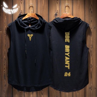 Áo Hoodie Bóng Rổ Không Tay Dáng Rộng Thời Trang Đường Phố Mỹ Dành Cho Nam