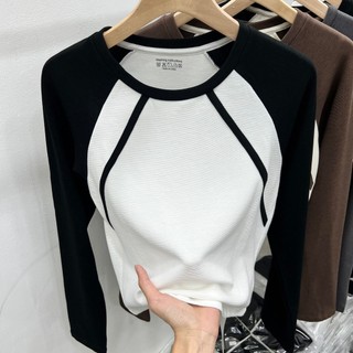 [45-150kg] Áo Thun Nữ Dài Tay oversized c12342