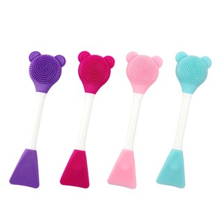 Cọ quét mặt nạ silicone, cọ silicon hai đầu phết mặt nạ tiện dụng - sunnd