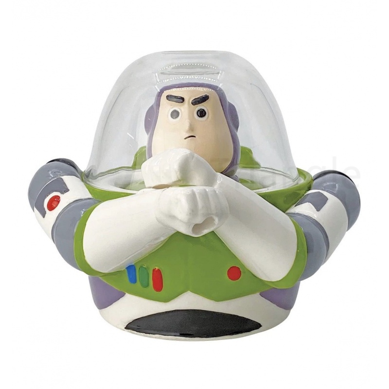 Cốc Thủy Tinh Uống Trà / Kẹo Hình buzz lightyear Hoạt Hình Ba Mắt Sáng Tạo Làm Quà Tặng Giáng Sinh Năm Mới ins
