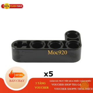 Combo 5 gạch technic 1x4 hình chữ l no.680 - phụ kiện moc tương thích 32140