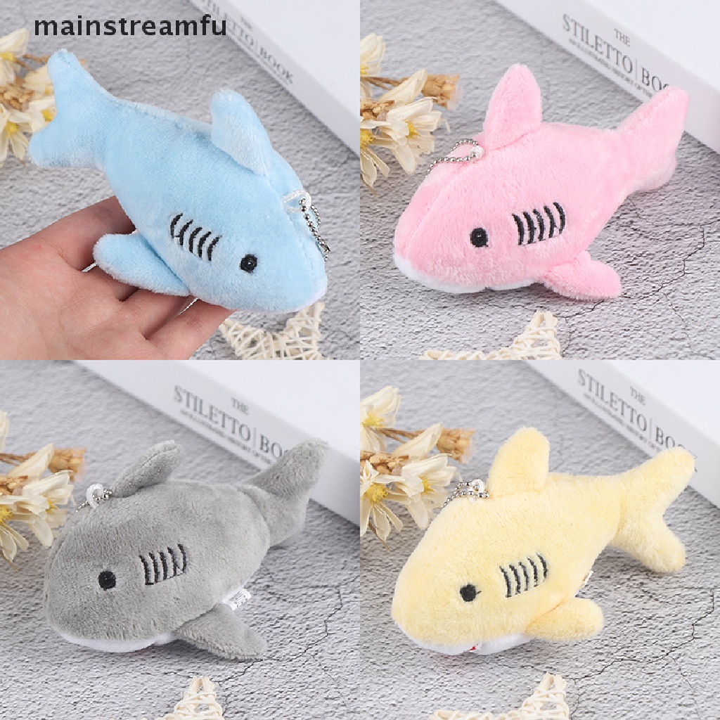Móc Khóa Hình Cá Mập Nhồi Bông mini 12CM Kiểu Mới