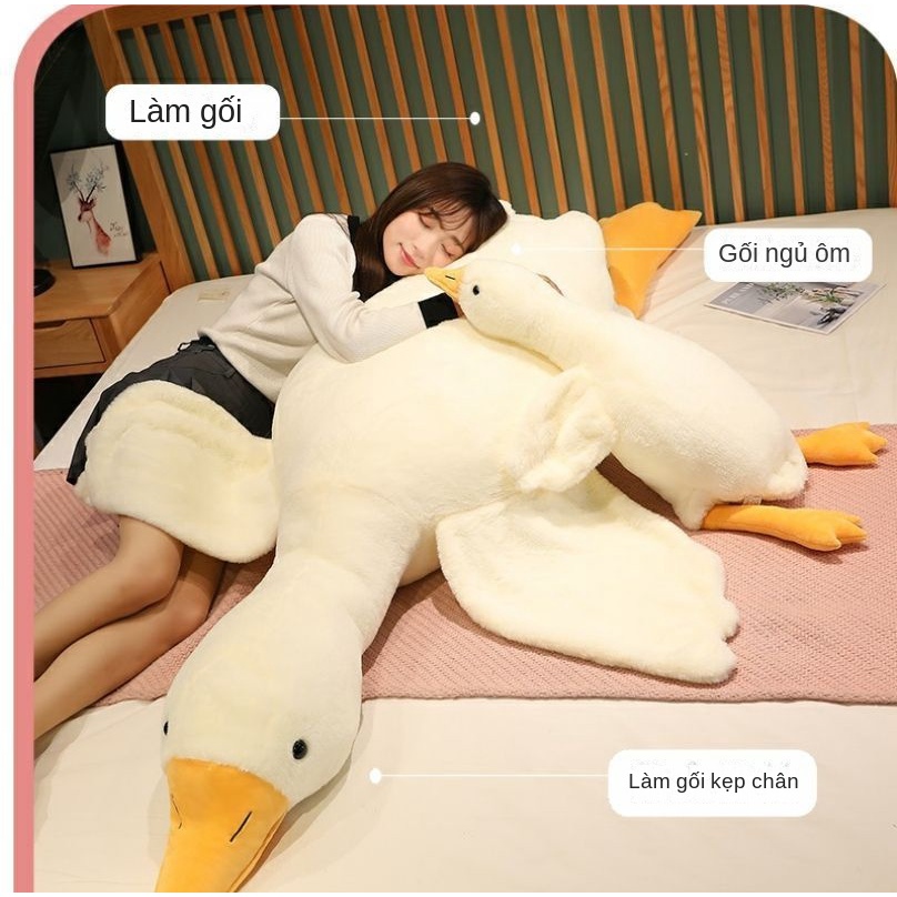 Thú Nhồi Bông Hình Chú Vịt / Gấu / Ngỗng / Ngỗng Dễ Thương Cho Bé