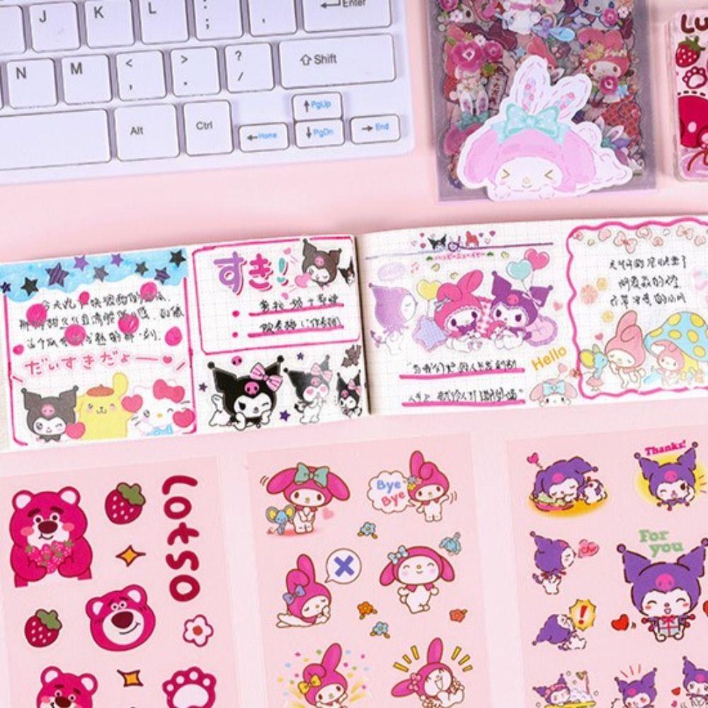 Mmluck Set 10 Sticker Dán Trang Trí Bằng pvc Hình guka kawaii Koromi Dễ Thương diy