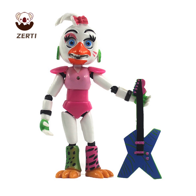 Mô Hình Đồ Chơi Gấu Teddy Và Five Nights at Freddy's Trong Phim Hoạt Hình Five Nights at Freddy's Có Tặng Xe