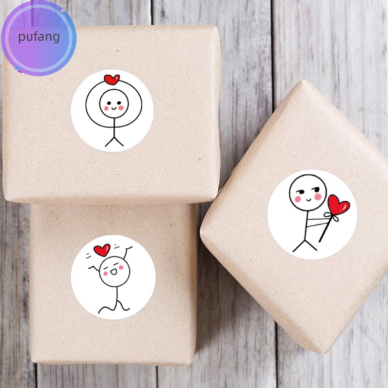 Cuộn 500 Miếng Dán Trang Trí Quà Tặng Đám Cưới Xinh Xắn vn
