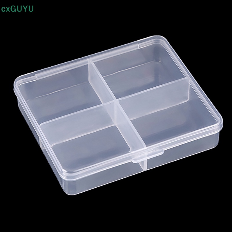 Hộp Nhựa Vuông Trong Suốt Đựng Hạt Trang Sức / Trang Sức Tiện Dụng