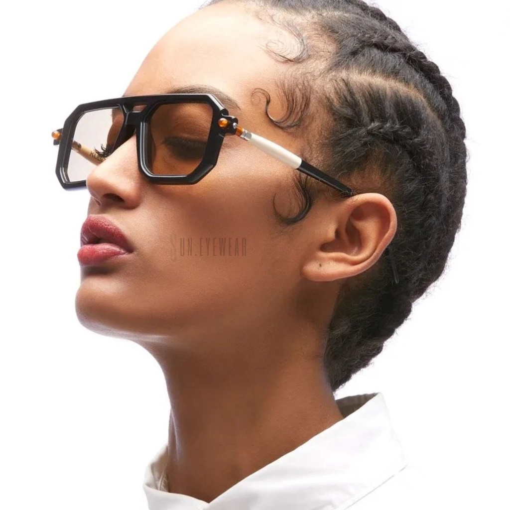 Kính mát thời trang Kuboraum cao cấp, mắt kính nam nữ gọng vuông kiểu dáng trẻ trung - Sun Eyewear