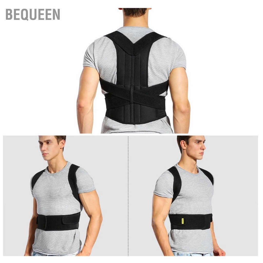 Bequeen Chỉnh sửa tư thế Độ đàn hồi cao Thoáng khí Điều chỉnh thoải mái Bài nẹp lưng cho trường học văn phòng tại nhà