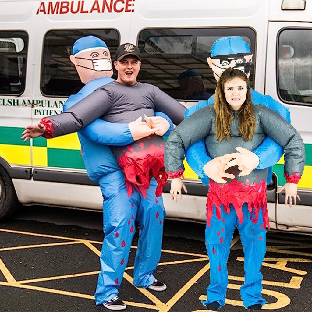 Bộ Đồ Bơm Hơi Hóa Trang halloween Kinh Dị Cho Nam Và Nữ