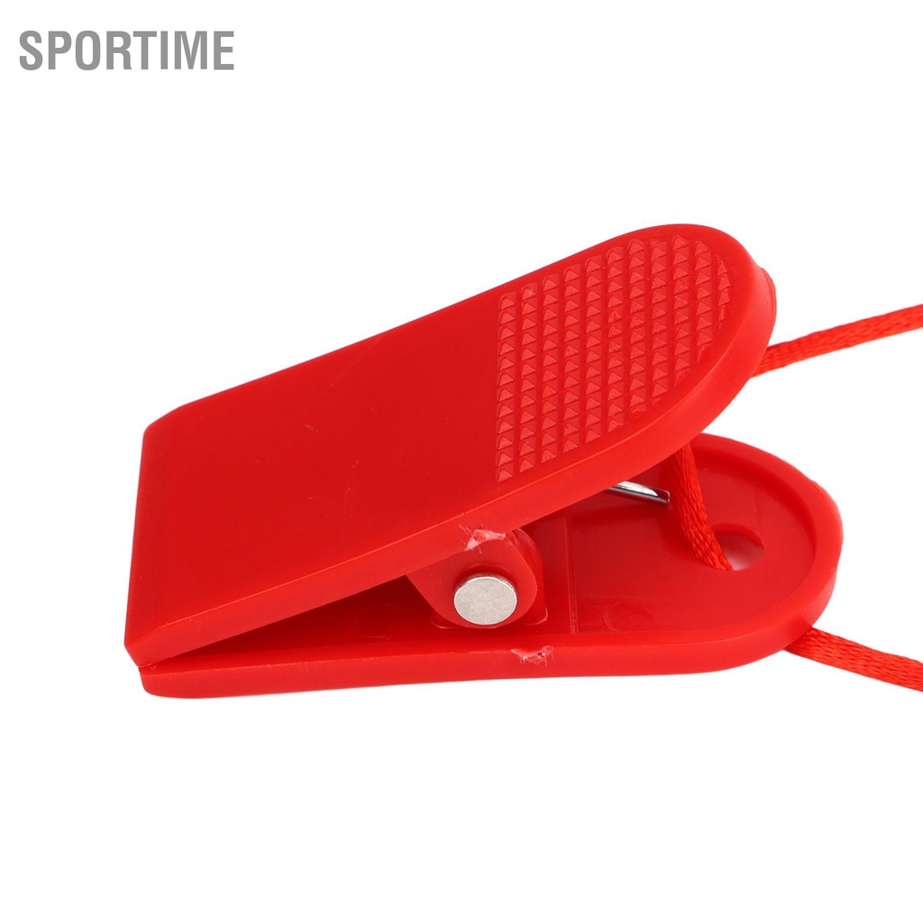 Sportime 2 Chiếc Máy Chạy Bộ Chìa Khóa An Toàn Đa Năng Nam Châm Thay Thế Đỏ