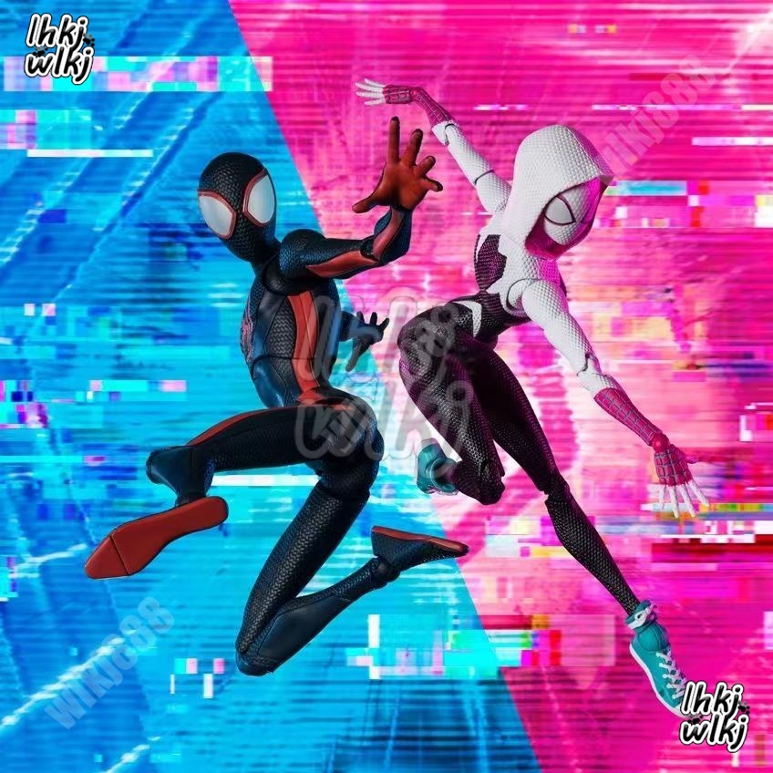 Người Nhện: Xuyên Qua con Nhện - verse peter b. Mô Hình Nhân Vật parker s.h.figuarts gwen stacy miles Chân Thật