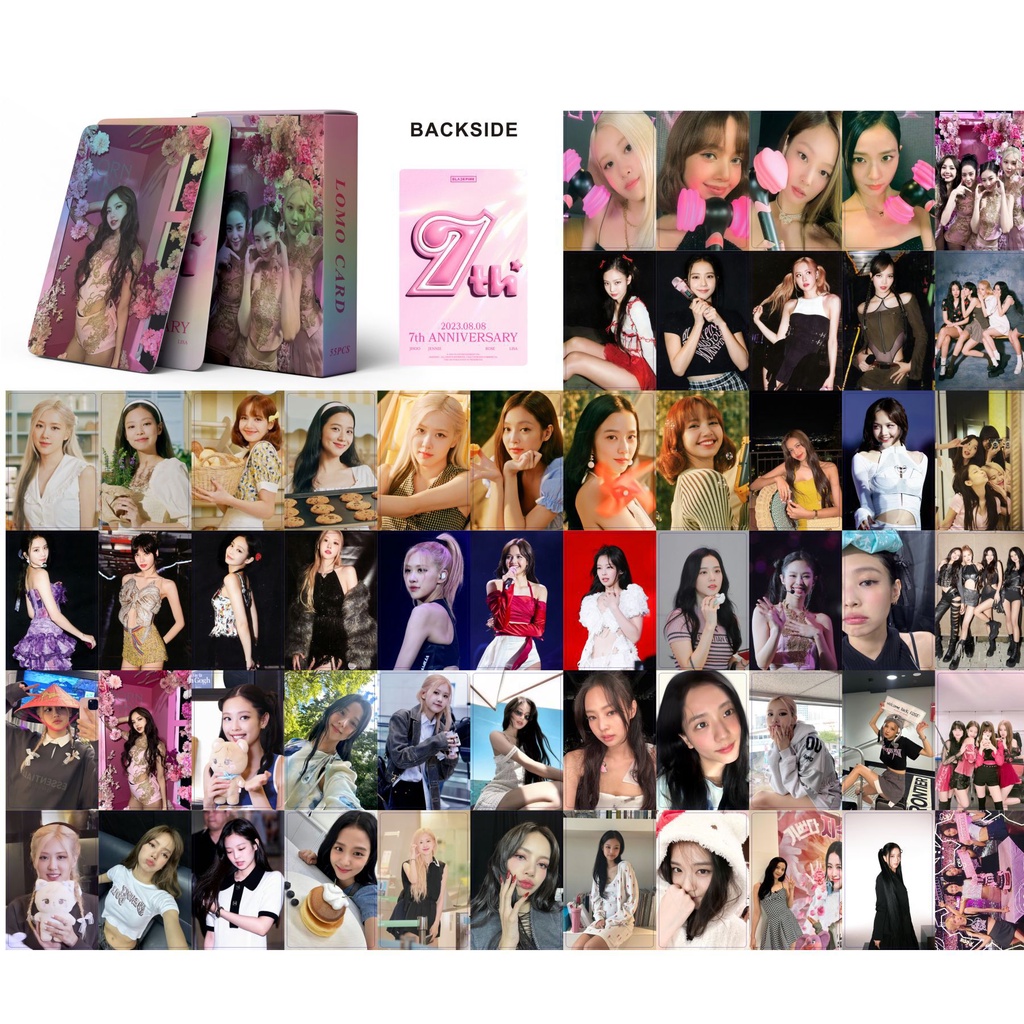 Blackpink BORN PINK, V Layover, Straykids STAR, IVE MINIVE, Seventeen, ITZY, GIDLE WORLD TOUR, Song Yuqi Flash Laser Photocard Lomo Card Postcard