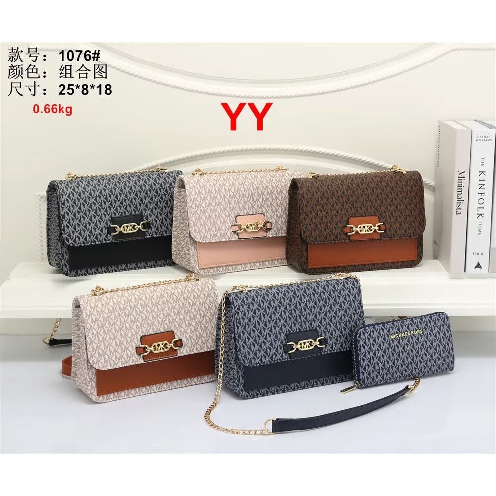 Michael kors Túi Da Đeo Chéo Thể Thao Thời Trang Cho Nam Nữ