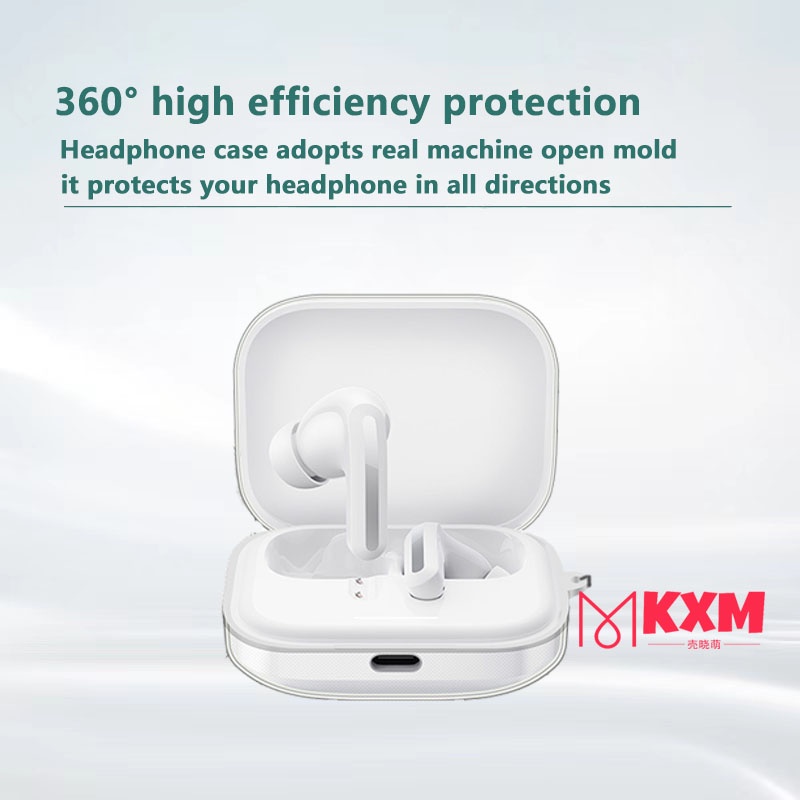 AG02 redmi buds 5 case / XIAOMI AIR3 SE tpu transparent Case  Dust-proof Protective Case for buds 5 / AIR3 SE