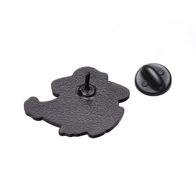 Hoạt Hình Ghim Cài Áo Hình Trứng / Động Vật / Chậu Cây Cảnh Bằng Kim Loại Dễ Thương