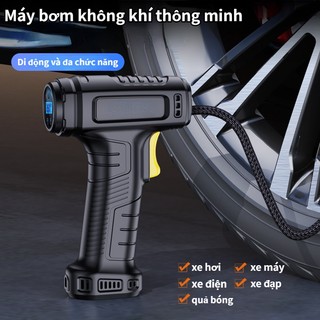Máy bơm hiển thị kỹ thuật số thông minh di động, thích hợp cho ô tô, xe máy và trò chơi bóng