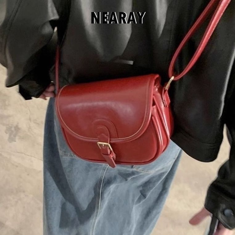 NEARAY túi đeo chéo ví nữ 2023 NEW phù hợp du lịch Fashion ULZZANG Vintage GYB23A01OL 41Z231013