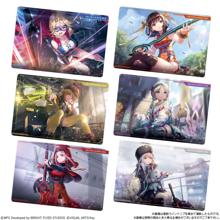 Thẻ wafer nhân phẩm Heaven Burn Red vol 2