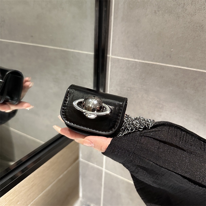 Túi đeo chéo SHIHUI mini phối dây xích thời trang cho nữ