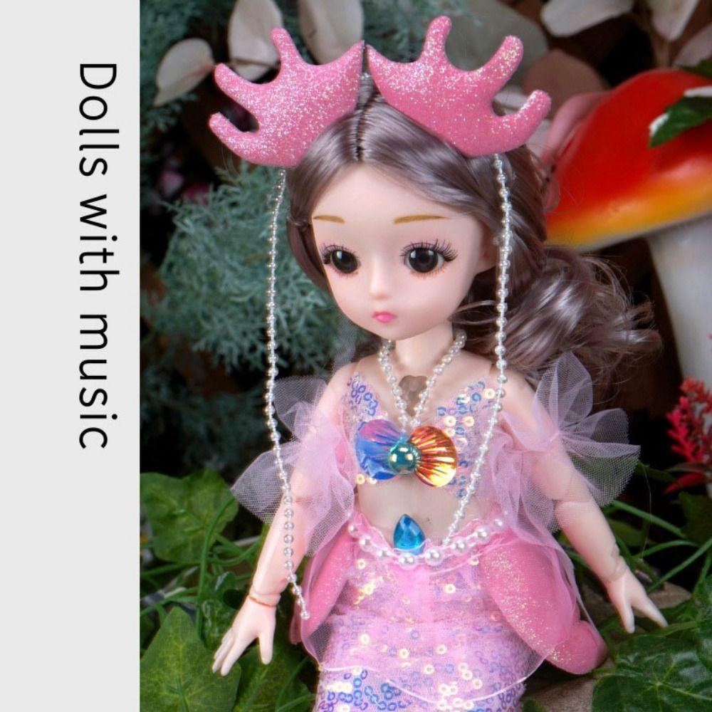 Mluck Búp Bê Nàng Tiên Cá Biết Hát Nàng Tiên Cá bjd Đang Bơi Lội Có Nhạc Dễ Thương