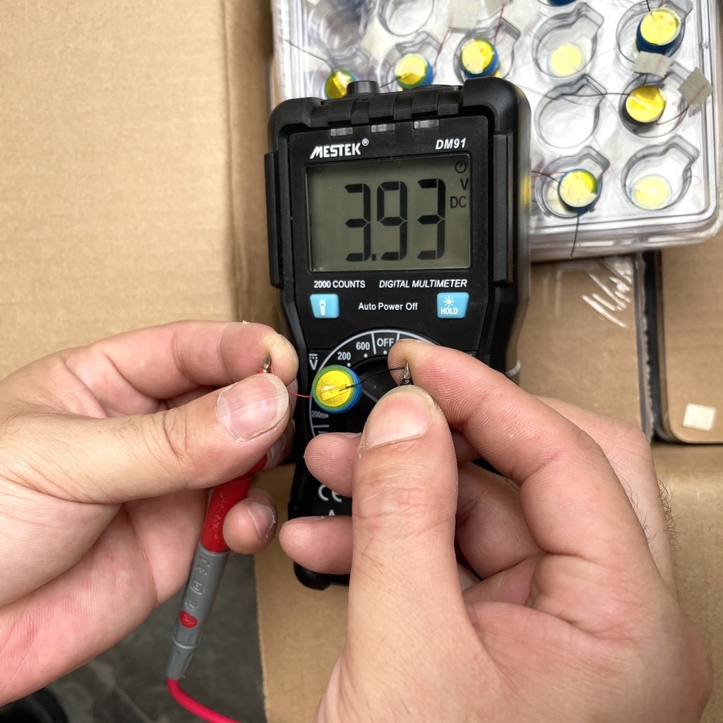 Pin nút Li-ion 3.7V 1254 60mAh  cho tai nghe Bluetooth TWS, có thể sạc lại được