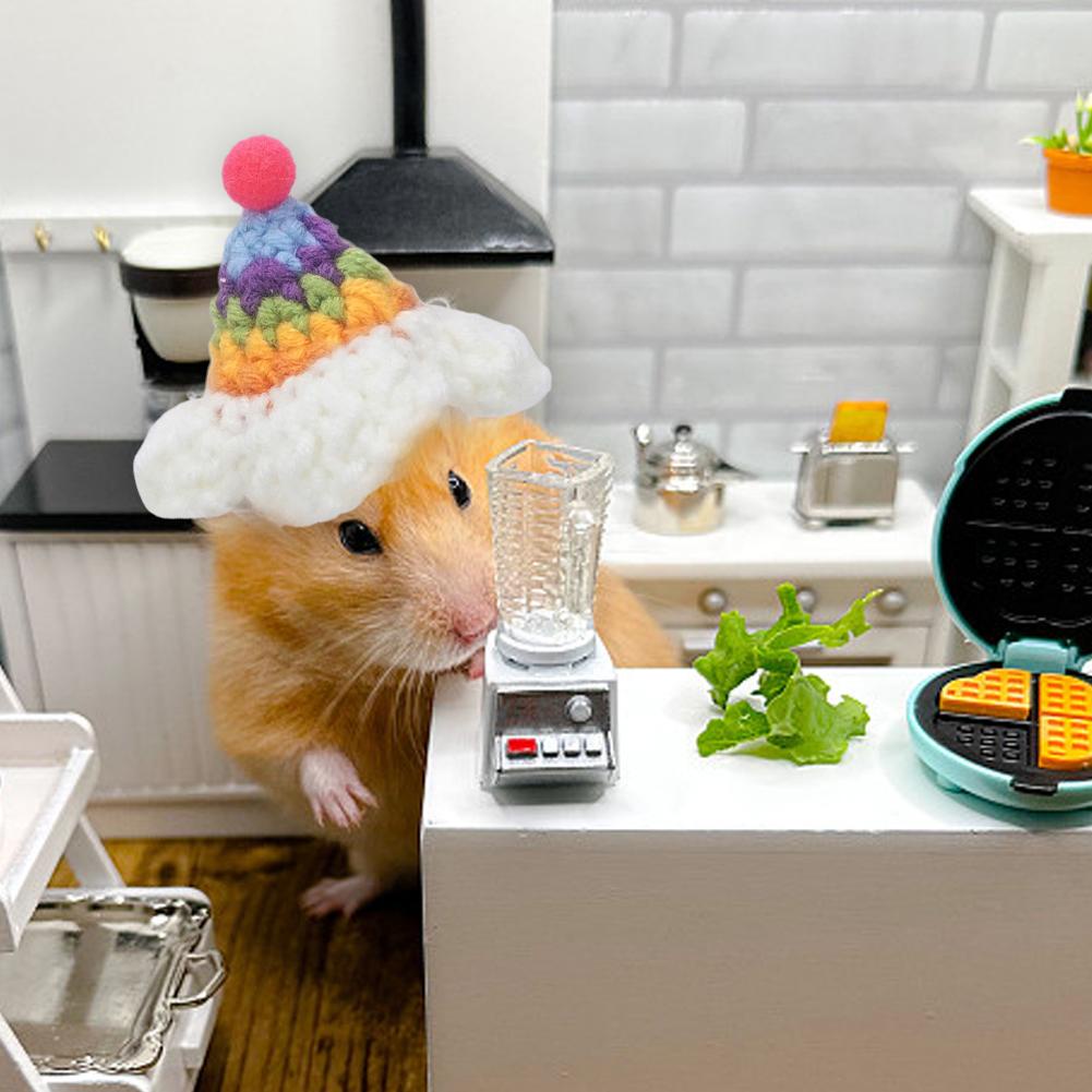 Dễ Thương Nón Len mini Đáng Yêu Cho Chuột Hamster x1g5