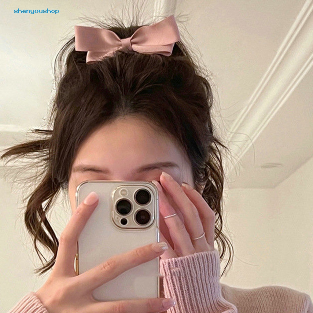 Kẹp Tóc Hình Nơ 3d Dễ Thương Dành Cho Nữ