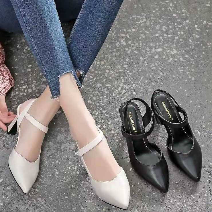 Thanh Toán Khi Nhận Hàng Giày Cao Gót Da Mềm Thời Trang Mùa Hè 2023 Dành Cho Nữ