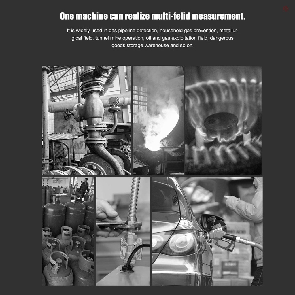 Máy Dò Khí gas mini habotest ht66 Phát Hiện Rò Rỉ Khí gas Cầm Tay ppm Cô Đặc ala