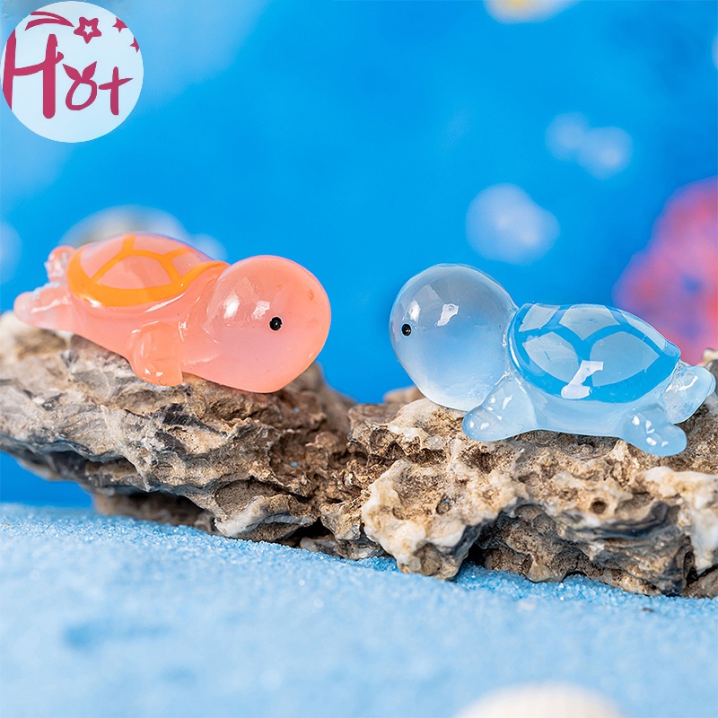 Jr Set 1 / 5 Tượng Rùa mini Dạ Quang Trang Trí Nội Thất Xe Ô Tô vn