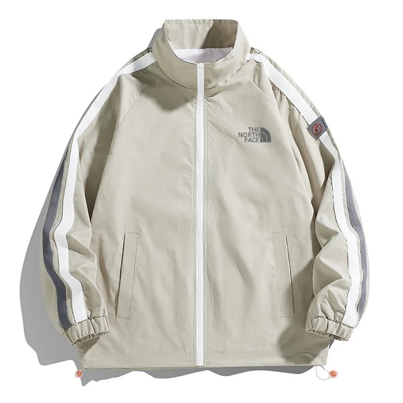 The north face Áo Khoác Gió Cổ Đứng In logo Thời Trang Cho Nam