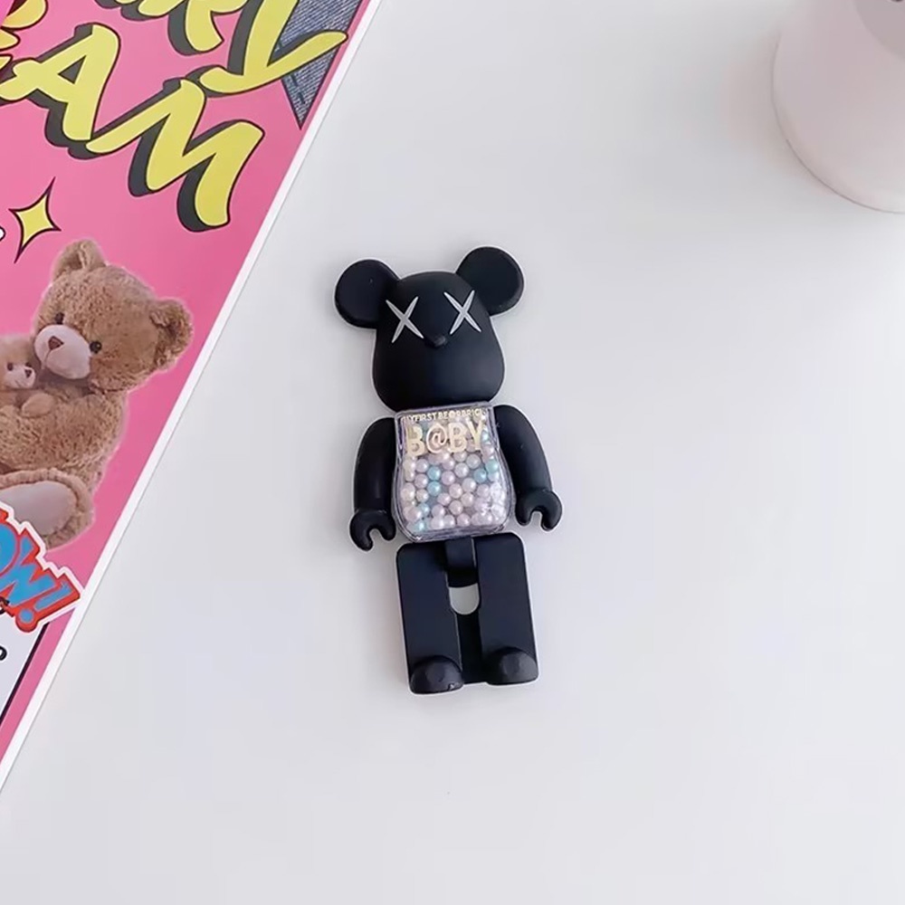 Thời Trang Giá Đỡ Điện Thoại Màu Kẹo Hình Gấu kaws Dễ Thương