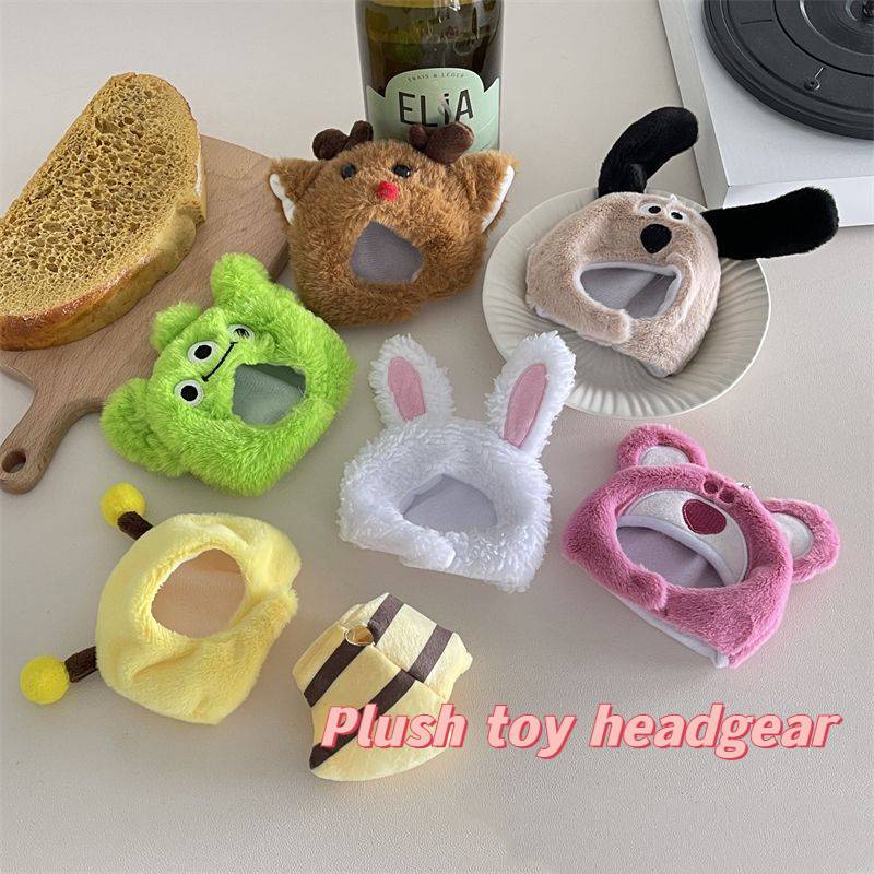 Mũ Trùm Đầu Nhồi Bông Hình Nhân Vật Hoạt Hình lotso / Thỏ / Hươu / Mèo loopy star3